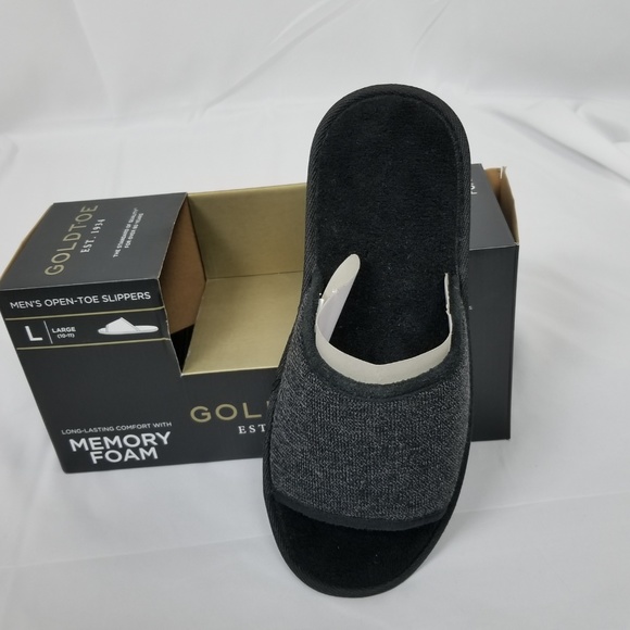 gold toe slippers mens